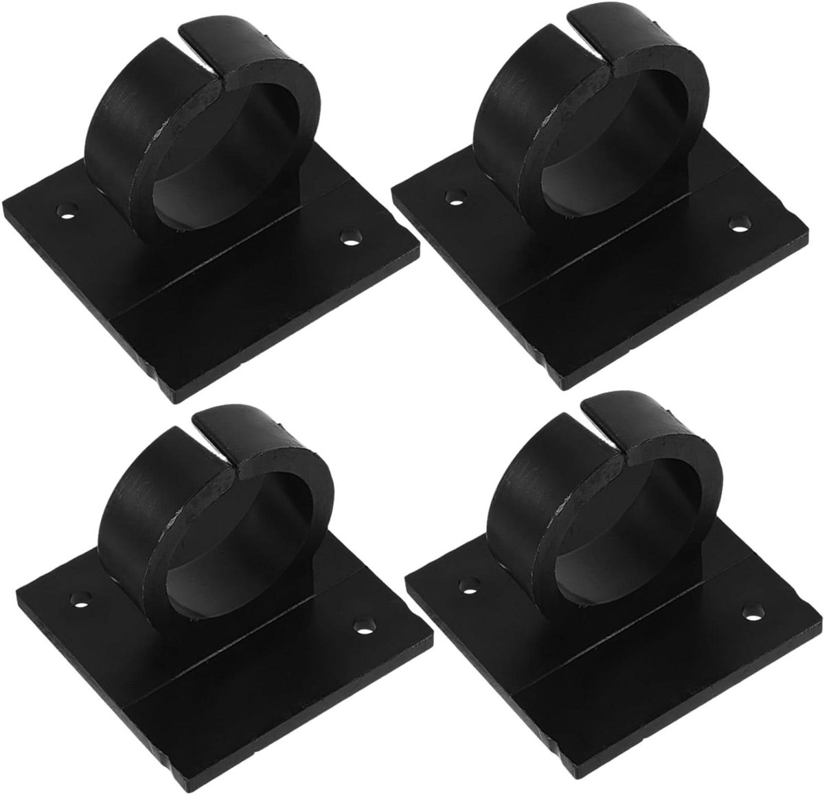 Microfoon Houders - Microfoon Clips - Microfoon Plaatsen - Universele Pasvorm - 4 Stuks - Zwart