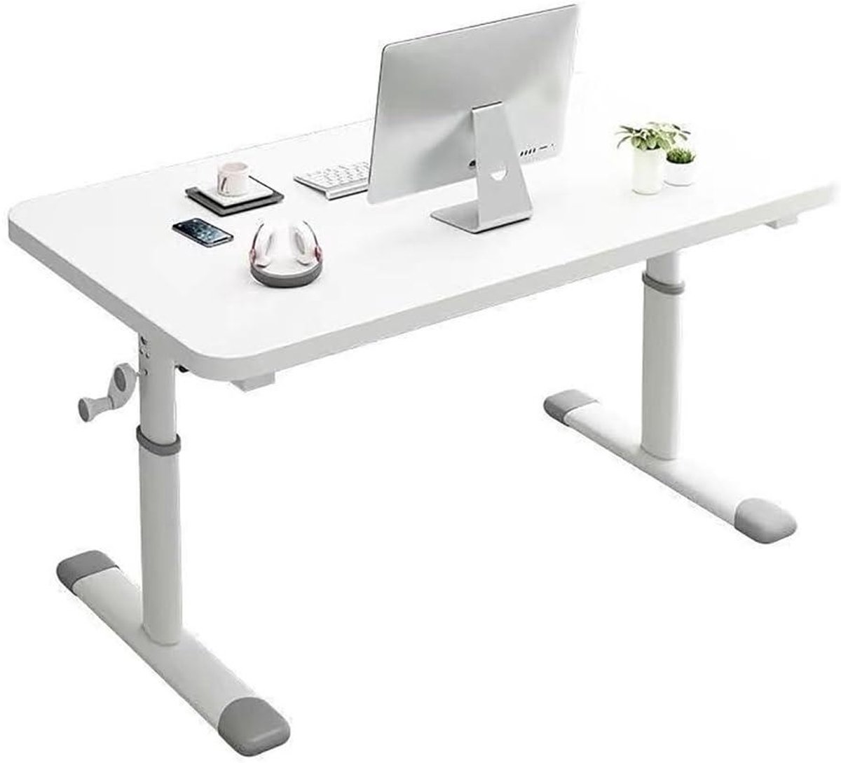 Verstelbaar Bureau - Zit-sta bureau - Ergonomisch werken - Pendel hoogteverstelling - 80cm
