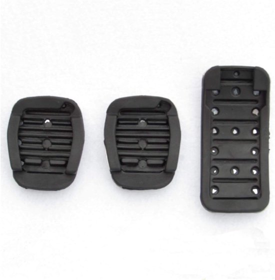 Antislip Pedaalhoezen - Auto Pedaal Covers - Veiliger Rijden - Aluminiumlegering - Universeel - Zilver — afbeelding 3