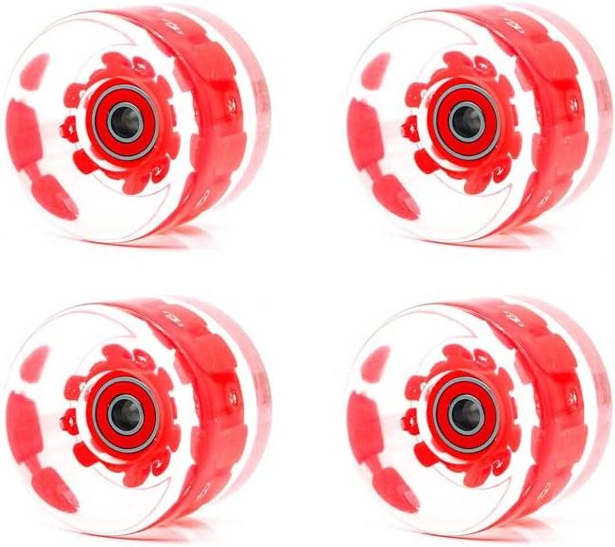 Skateboard Wielen Gloeiende Wielen Comfortabel Cruisen Inclusief Lagers 65mm Set 4