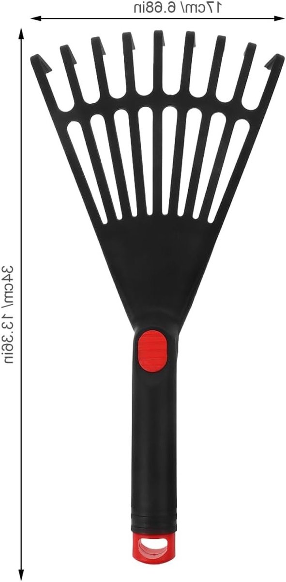 Efficiënte Hark voor Bladeren en Gras - Handgereedschap voor Tuinonderhoud en Camping — afbeelding 2