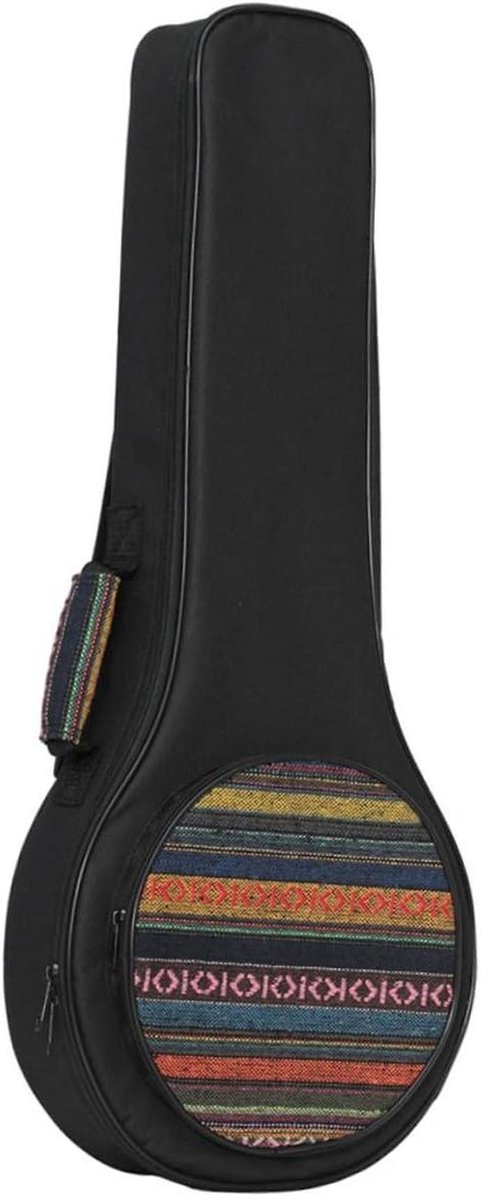 Mandoline Tas - Draagbare Koffer - Muziek Opslag - Waterdicht Canvas - 70 cm - Zwart