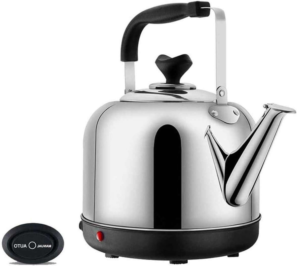 Roestvrijstalen Waterkoker - Theeketel Fluitketel - Water Koken - Automatische Uitschakeling - 10 Liter - Zilver