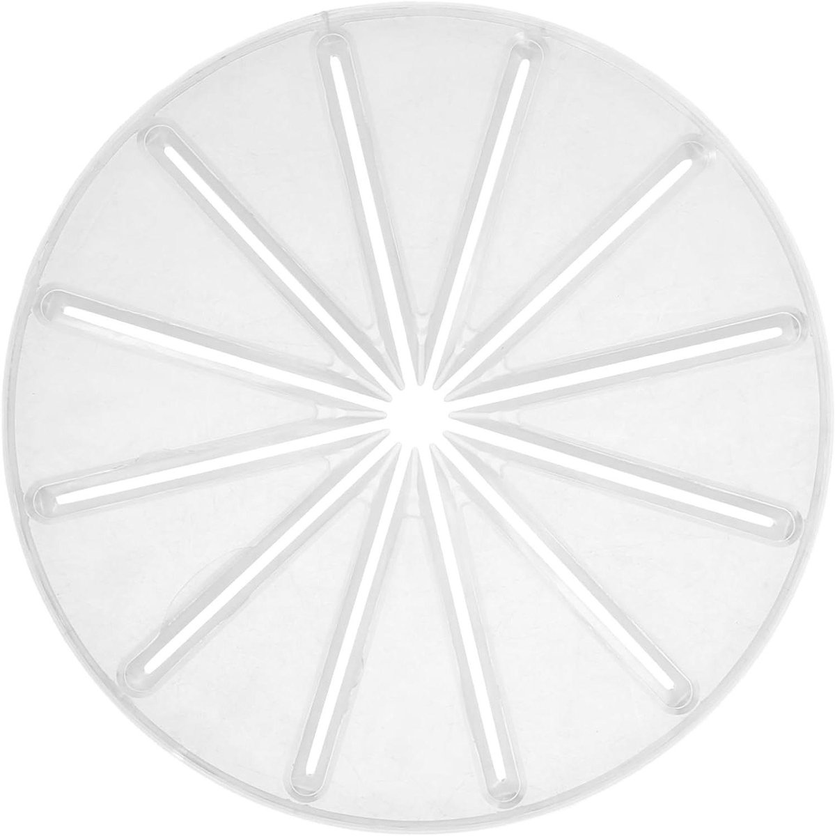 Mixer Spatbescherming - Garde Deksel - Schoon Bakken - Universele Pasvorm - 14x14x1 cm - Transparant