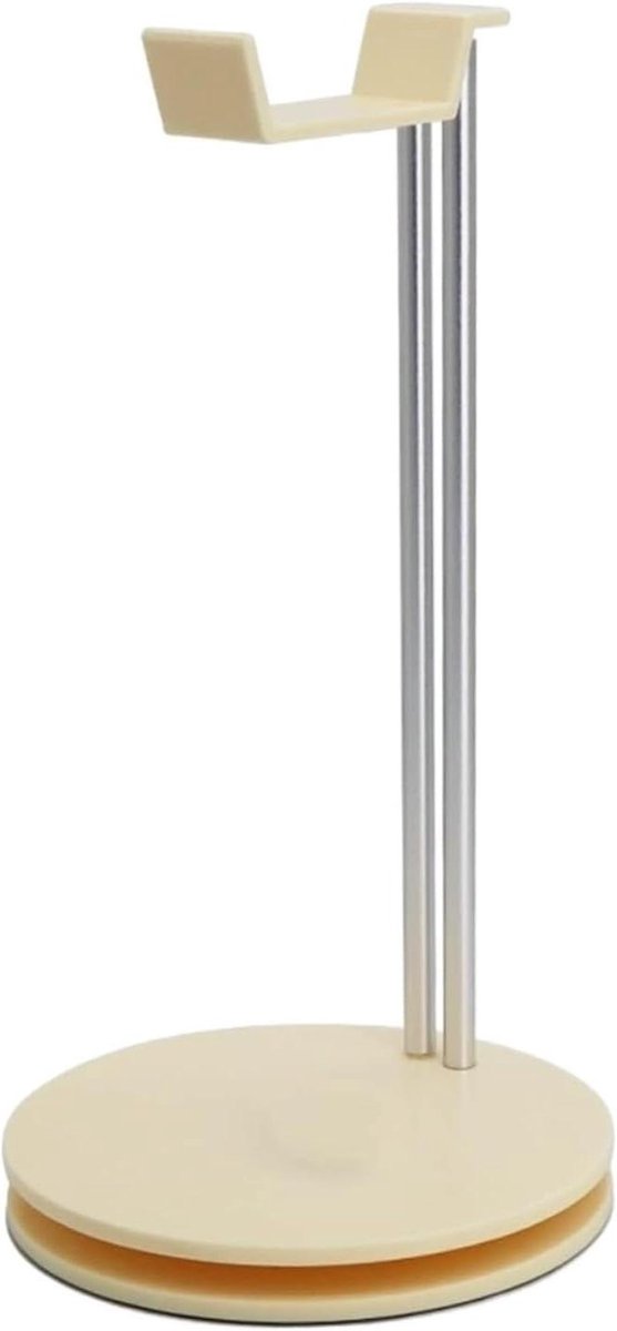 Hoofdtelefoonstandaard - Displayrek - Bureau organiseren - Stevige basis - 22 cm hoog - Zwart