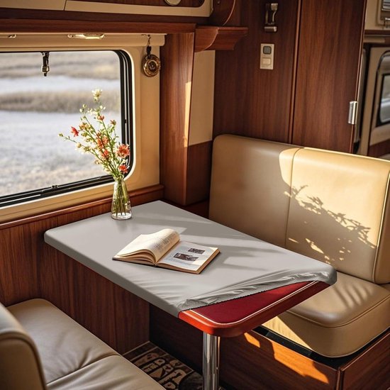 Waterdicht en Antislip Tafelkleed met Elastische Banden voor Buiten en Caravan — afbeelding 3