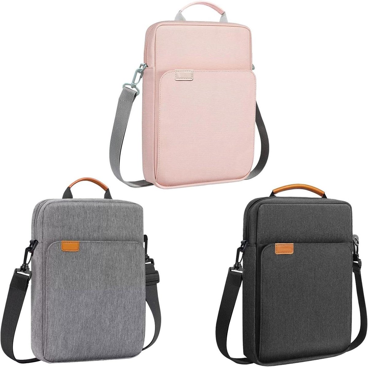 Tablettas - Schoudertas Organizer - Reisopslag - Multifunctioneel - 36x26.5x7cm - Zwart