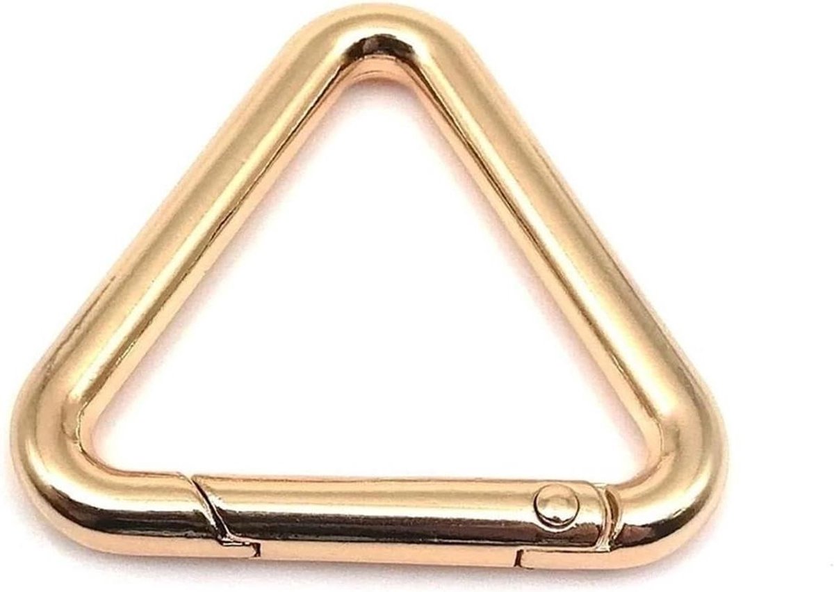 D-ring Gesp - Tas Connector - Tassen Maken - Open D-ring - 25mm Binnenzijde - Licht Goud