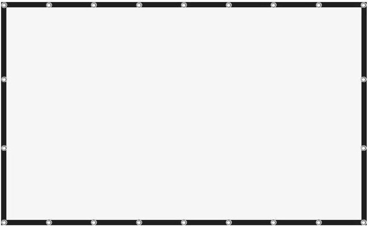 Projectiescherm - Hoge Dichtheid - Thuisbioscoop Creëren - Minder Kreukels - 150 inch - Wit