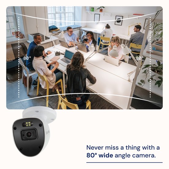Swann AdvancedX 5MP Series - Beveiligingscamera's - Add-On Camera - 3K Ultra HD - Spotlight Bullet w Mic Add-On IP Camera - 1 Pack van Merkloos — afbeelding 5