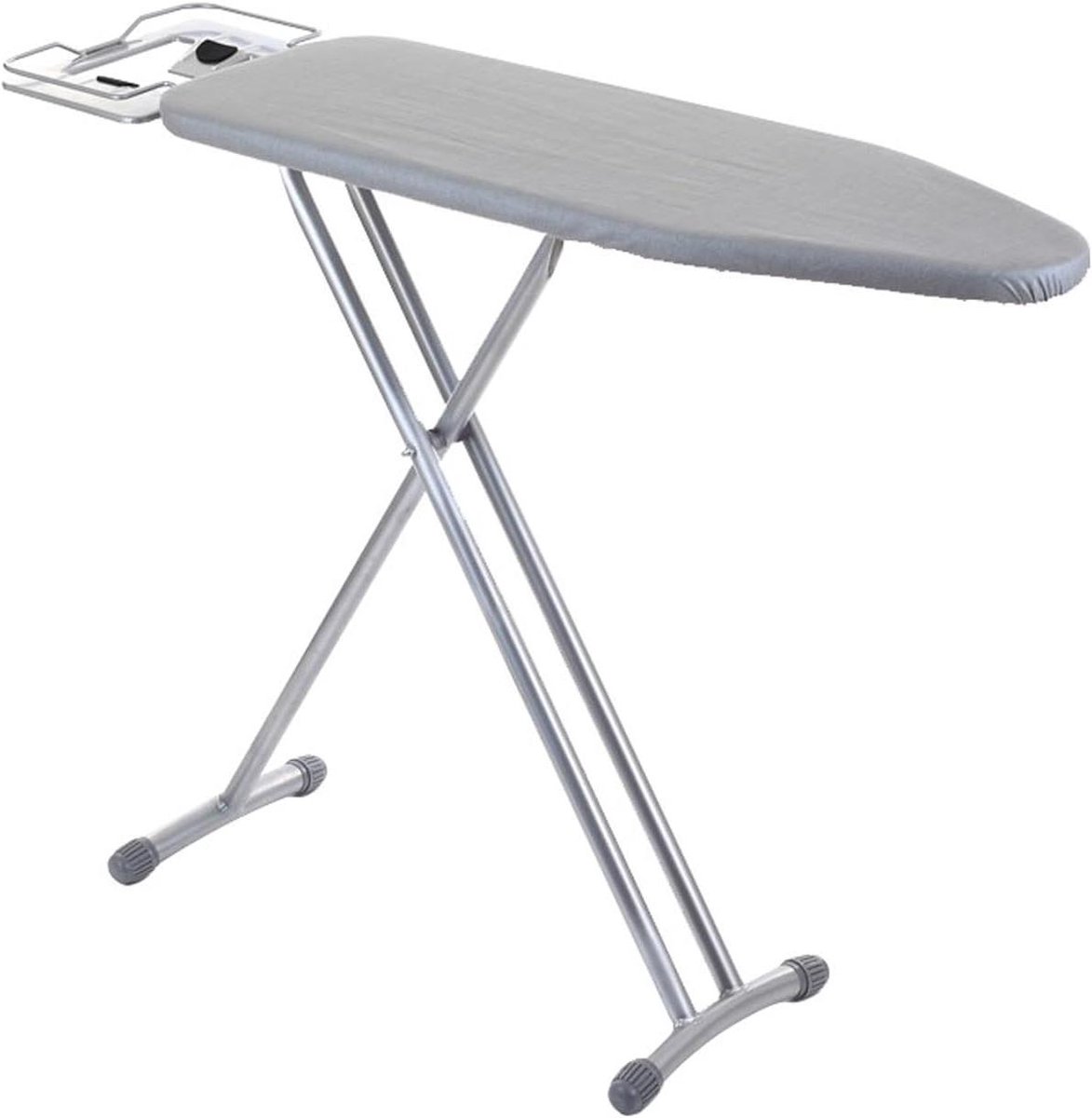 Strijkplank - Opvouwbaar Frame - Strakke Kleding - Verstelbare Hoogte - 120 x 38 cm - Grijs