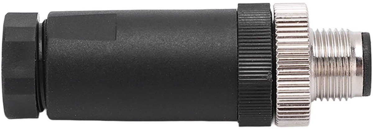 Dailygoods - Dailygoody 2000 stekker - M12 5-polige veldverbinder - Waterdicht - Bootaccessoires - Geschikt voor netwerken - Slijtvast ontwerp