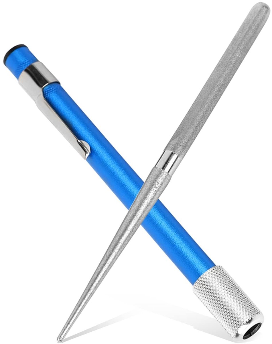 Dailygoods - Dailygoody - Messenslijper - Professioneel - Lichtgewicht en draagbaar - Zilver - Voor keukenmessen en scharen - Voorzien van hoogwaardige aanzetstaal...