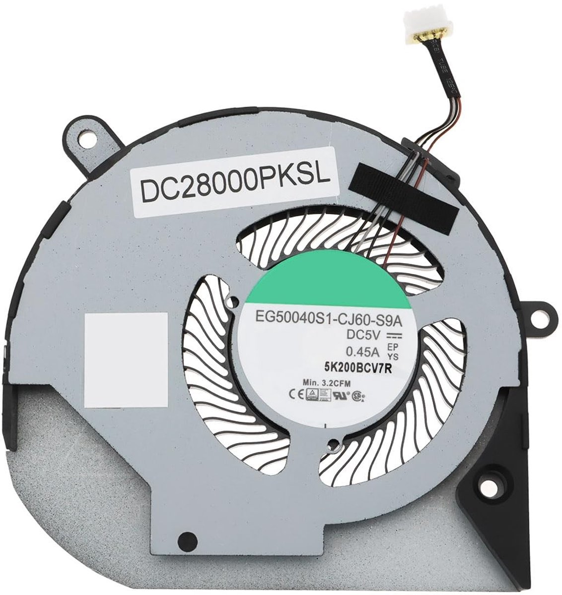 Dailygoods - DC28000PKSL Koelventilator voor Dell Laptops