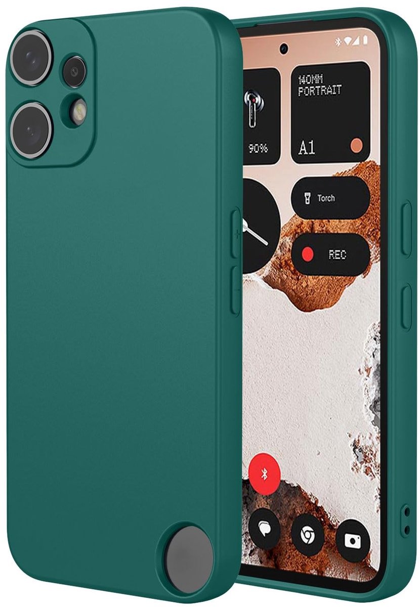 Dailygoods - Hoesje voor Phone 2 Pro, Flexibel TPU met Anti-Scratch
