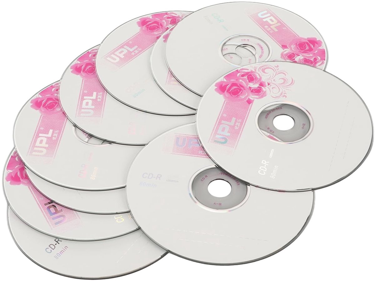 Dailygoods - 50 Stuks Lege CD-R Schijven voor Muziek en Data