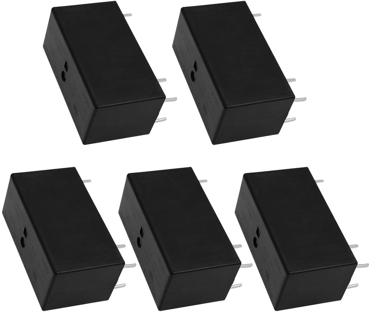 Dailygoods - 5 Stuks 6-Pin 16A 250VAC Power Relais voor Automotive en Industriële Toepassingen