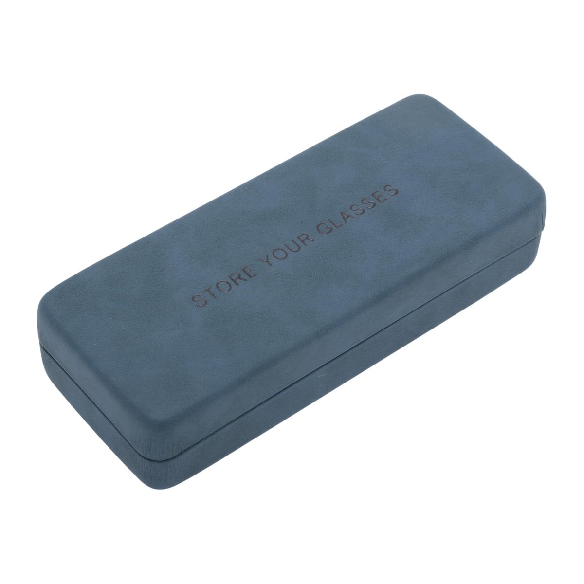 Dailygoods - Harde Brillenkoker Retro Organizer voor Brillen Blauw