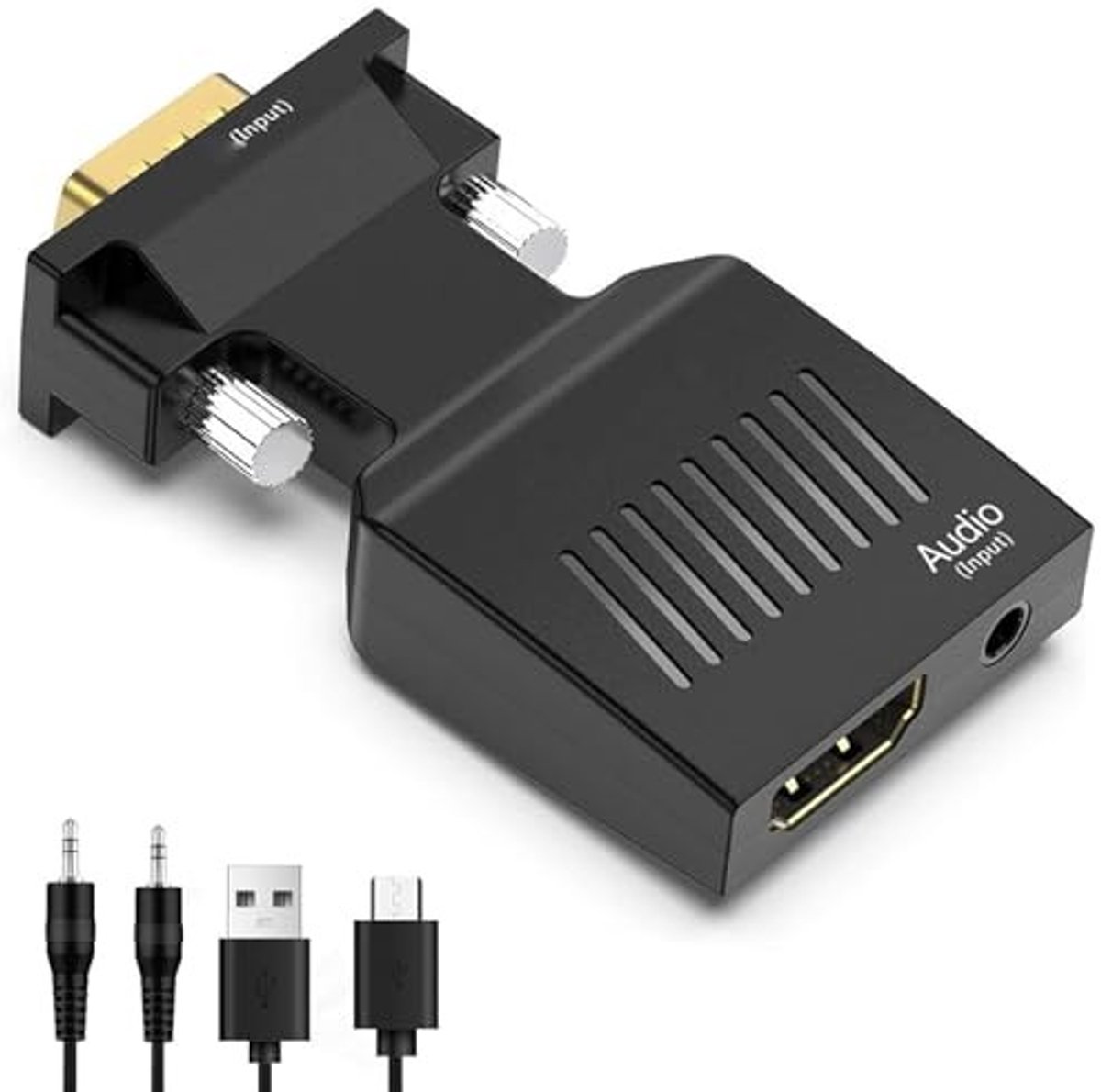 Dailygoods - VGA naar HDMI Adapter Converter 1080P 60Hz voor Computer en Projector