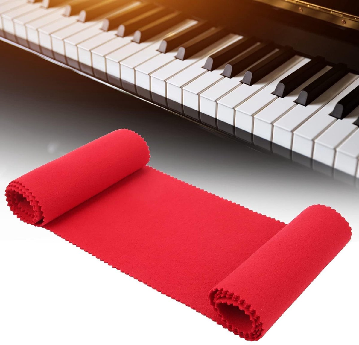 Cosensi - Dailygoods - Zachte Katoenen Hoes voor Pianotoetsenbord 88 Toetsen