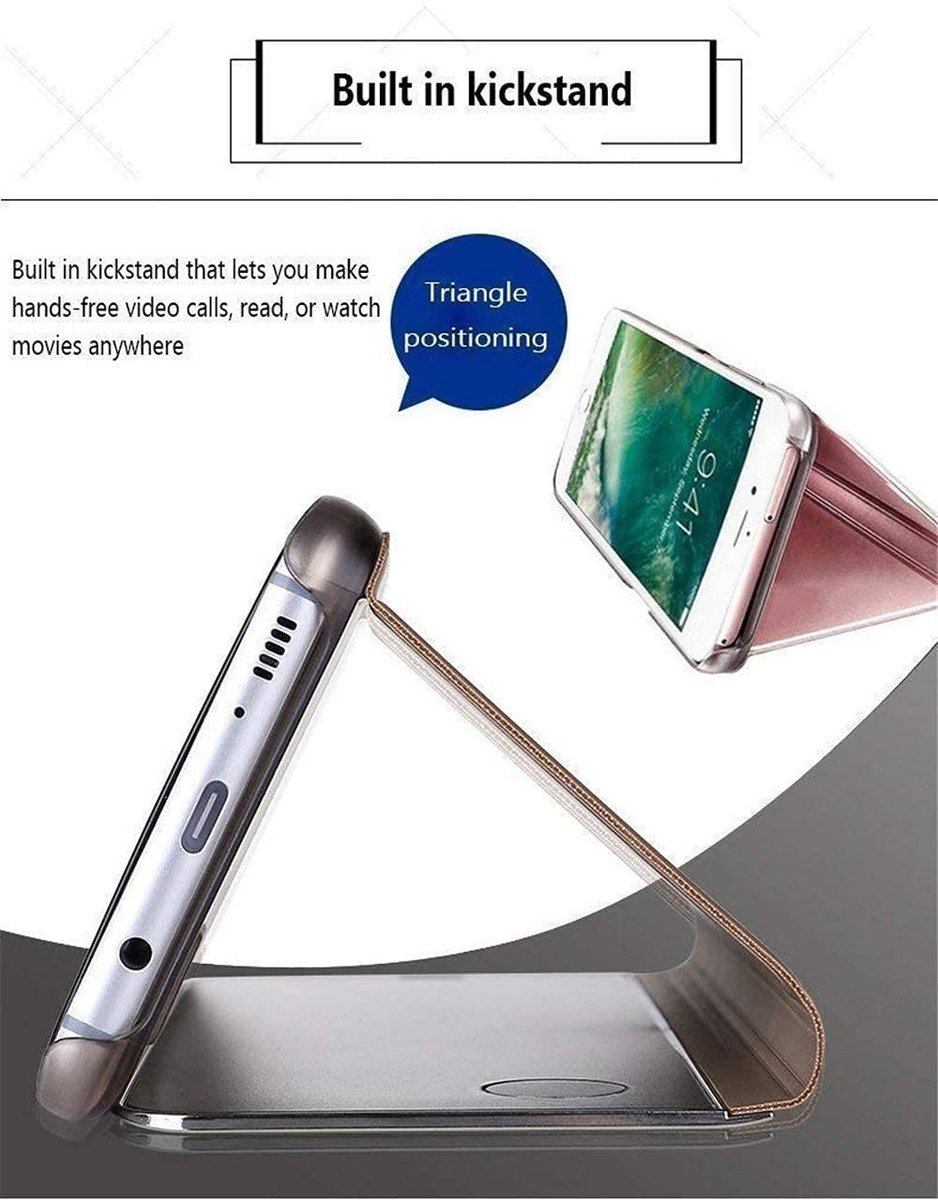 Cosensi - Dailygoods - Deluxe Clear View Shell voor Samsung Galaxy S25 FE