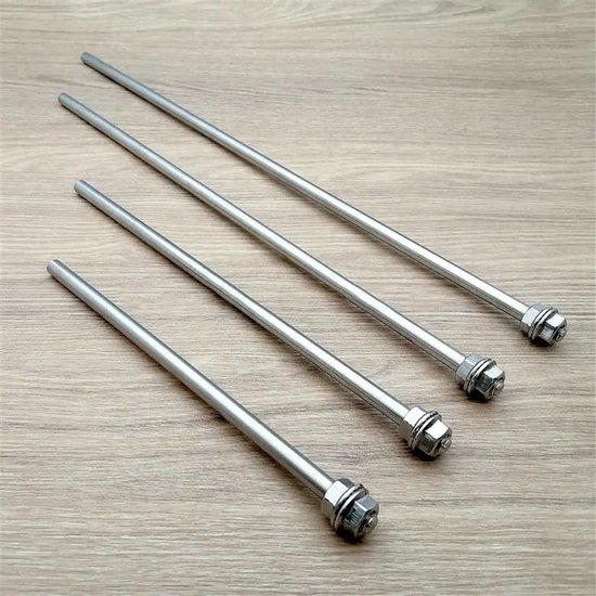 Roestvrijstalen Roerder - Dispersieschijf - Mechanisch Vermalen - Verstelbare Klemming - 150x8x500mm - Zilverkleurig — afbeelding 5
