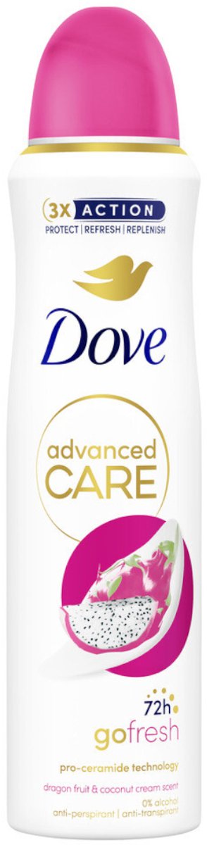 Dove Advanced Care deodorantspray (drakenfruit&kokos) - 150 ml
