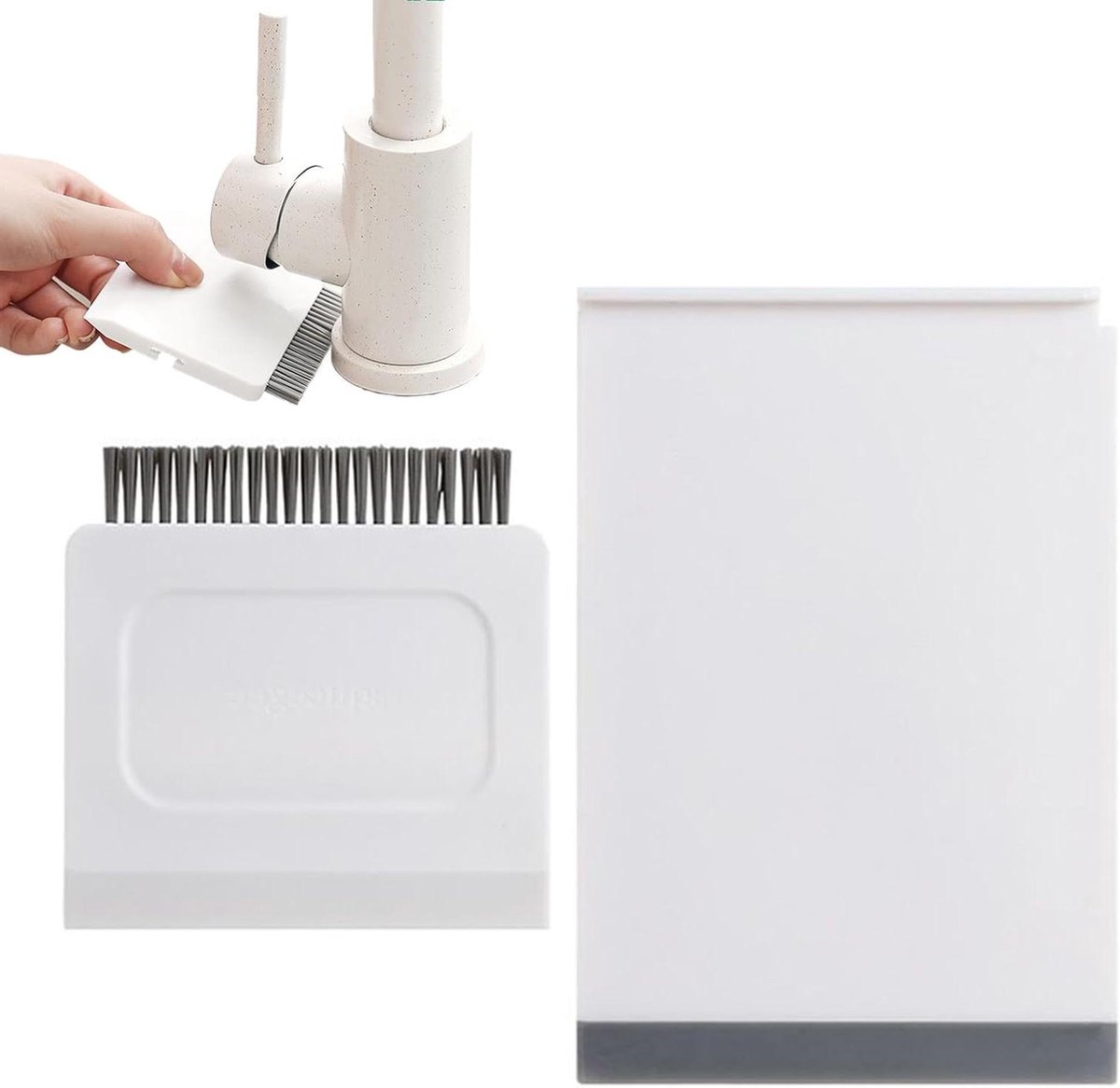 Waterschraper - Huishoudelijke schraper - Gladde oppervlakken reinigen - T-haak voor opslag - 12 x 8 cm - Uniek