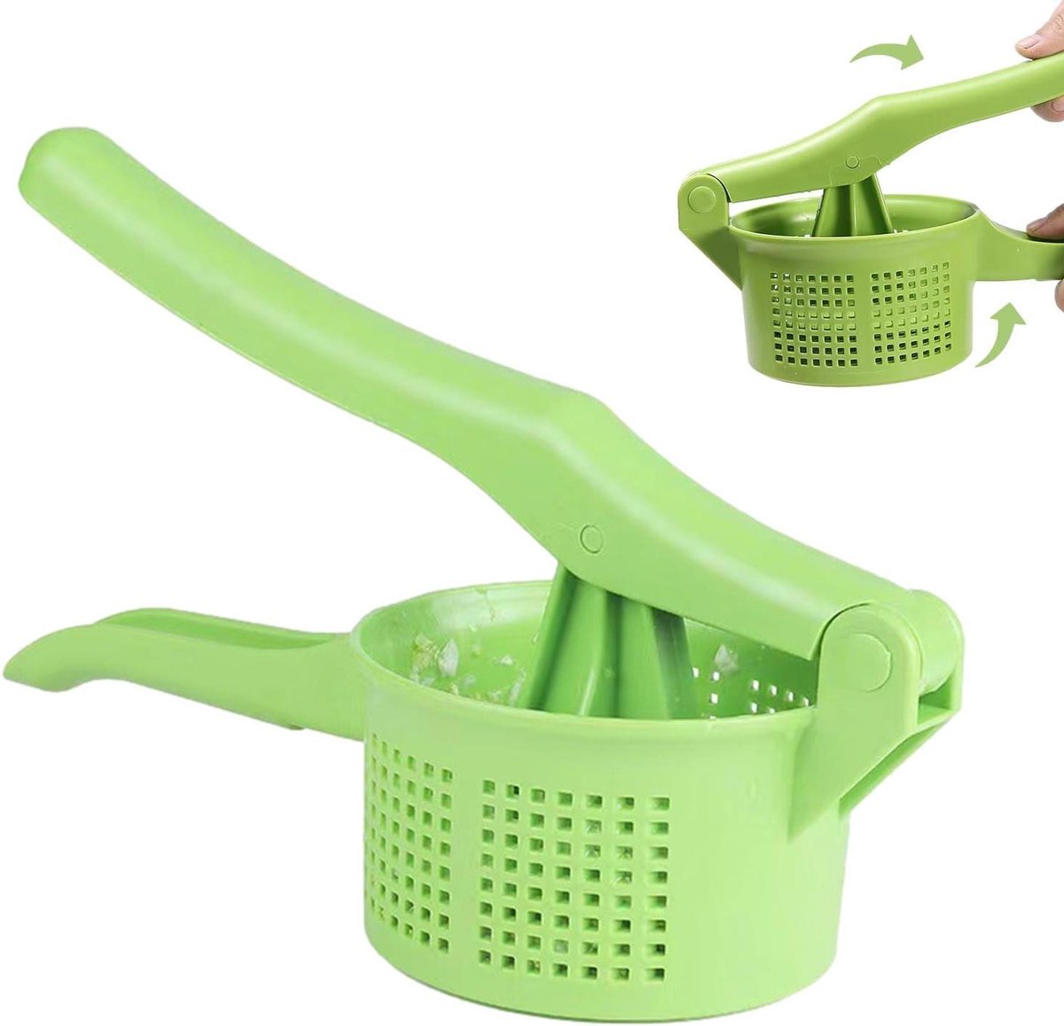 Keukenpers - Waterdroger - Groenten Drogen - Ergonomische Handgreep - 950 ml - Groen