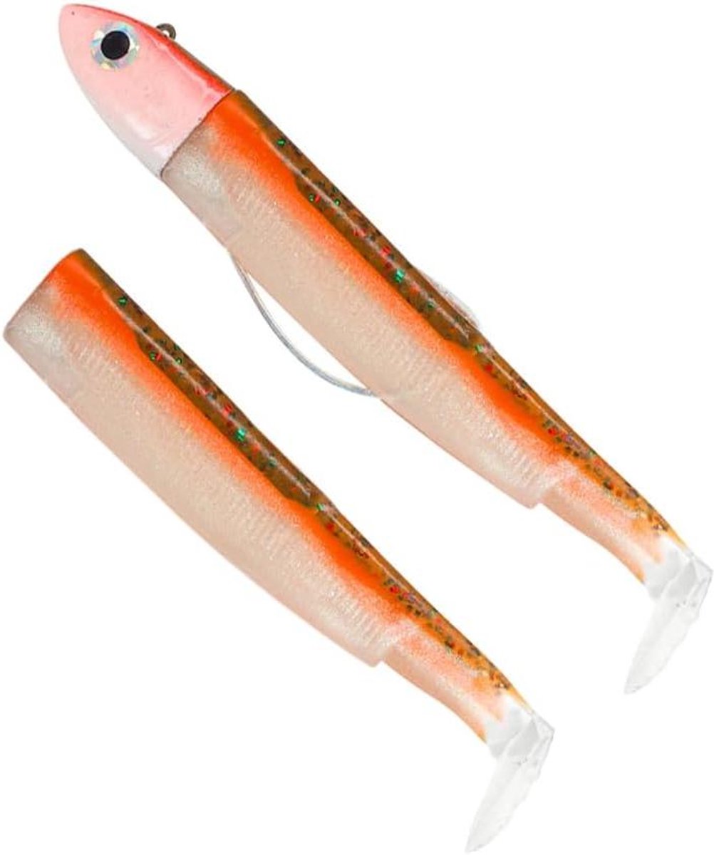 Fiiish - Zwarte Voorn - Nr3-12 cm - combo voor open zee - 25 G - candy groen + rech. candy groen - Bm1322