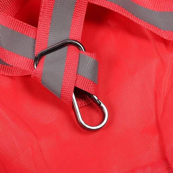 Windzak - Windsok windmeter - Windrichting meten - Lichtgewicht polyester - 100 cm - Felrood — afbeelding 2