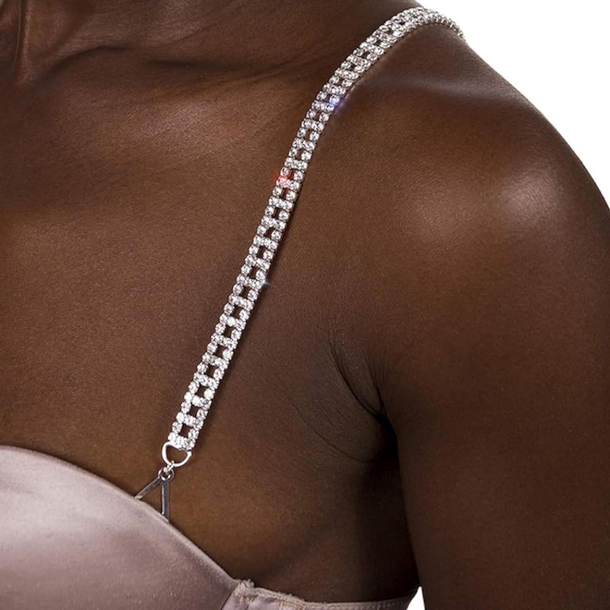 Verstelbare Riemen voor Bh met Strass, Onzichtbare Schouderbanden voor Feest en Avondkleding, Perfecte Accessoires voor Vrouwen en Meisjes