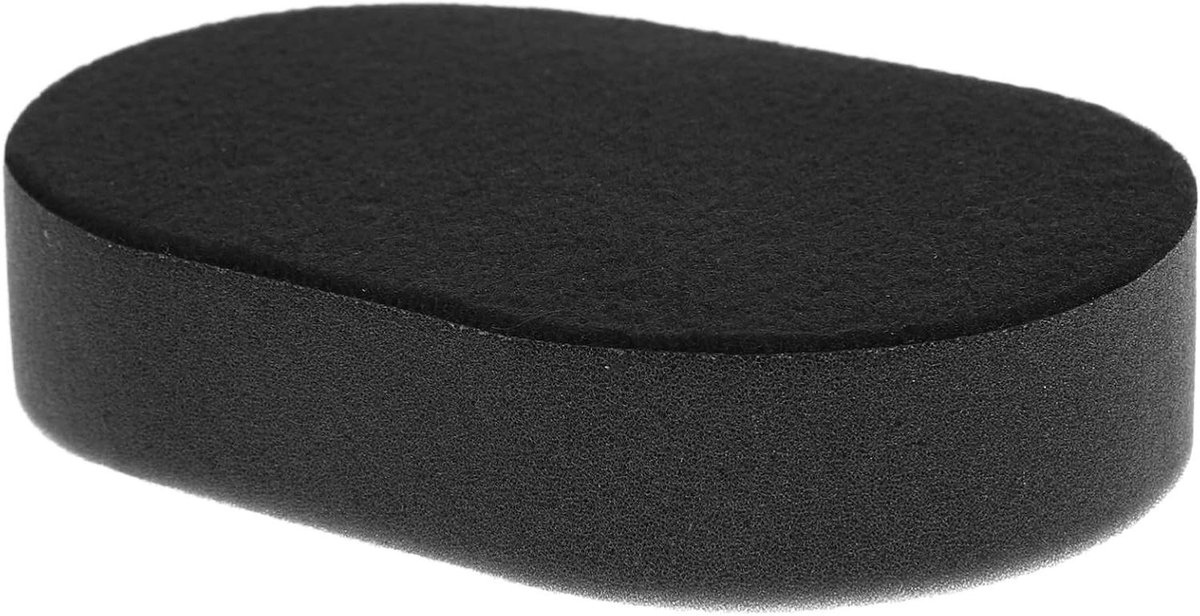 Autospons Set - Reinigingsspons - Voertuig Wassen - Zachte Microvezel - 12 cm - Zwart