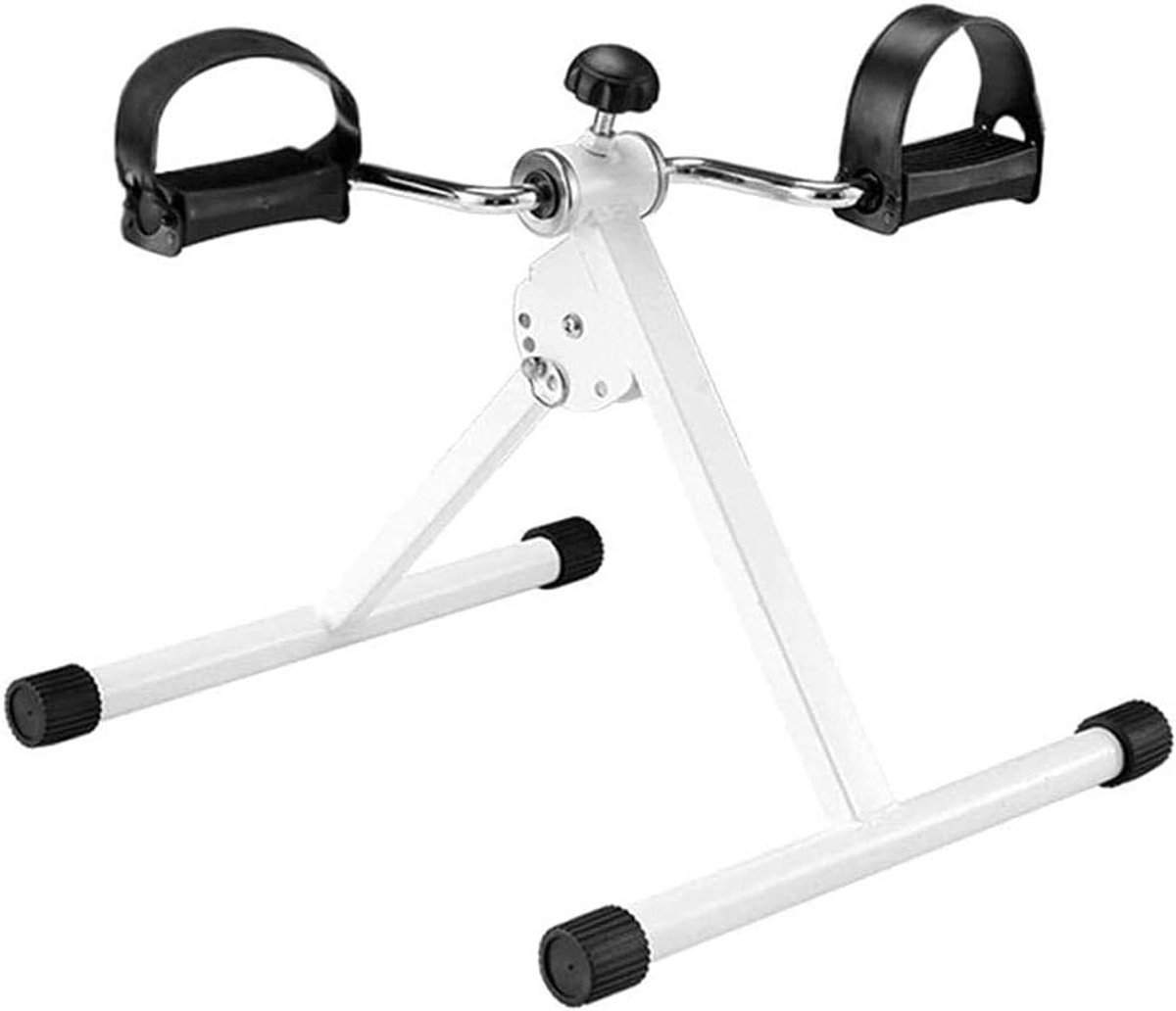 Mini Fiets Hometrainer - Oefenfiets Been - Revalidatie Training - Opvouwbaar Ontwerp - 50x43x40 cm - Zwart Rood Wit