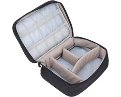Koffiezetapparaat Tas - Opbergtas Reizen - Buiten Kamperen - Versterkte Stiksels - 25x19x10 cm - Zwart