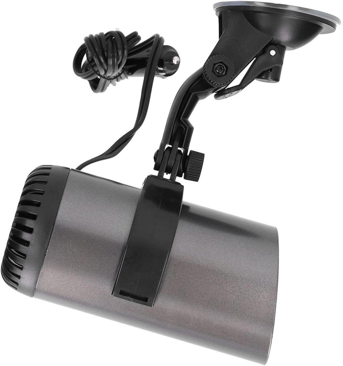 Autoverwarmer Ventilator - Auto Accessoire - Comfort in Auto - 2-in-1 Functie - 12V - Zwart