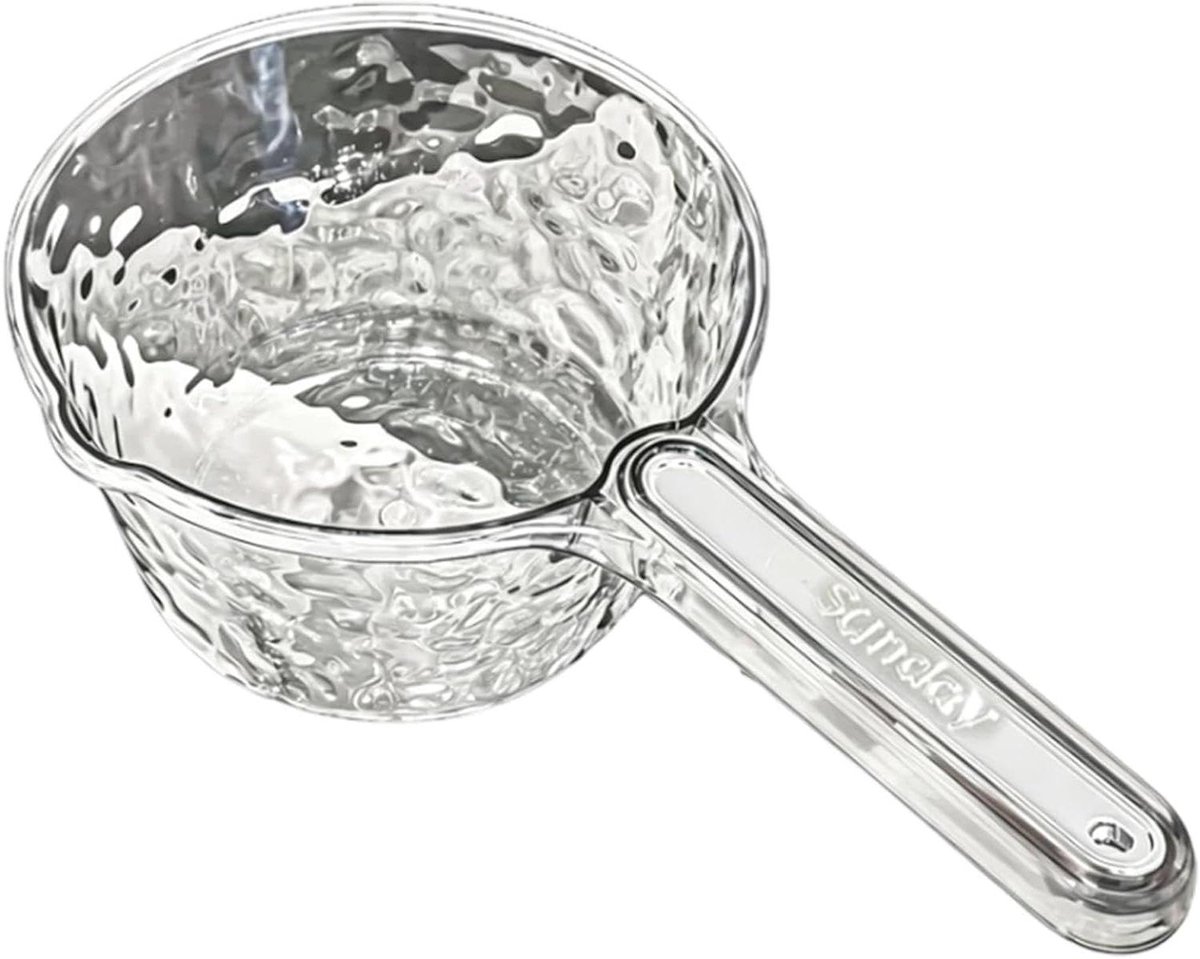 Waterlepel - Scheplepel - Water Over Scheppen - Transparant Materiaal - 29x16.5 cm - Transparant