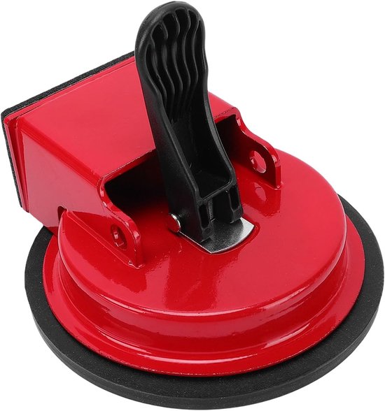 Vloer Fixer Tool - Reparatie Zuignap - Vloeren Repareren - Krachtige 70kg Zuigkracht - 118mm Diameter - Rood — afbeelding 3