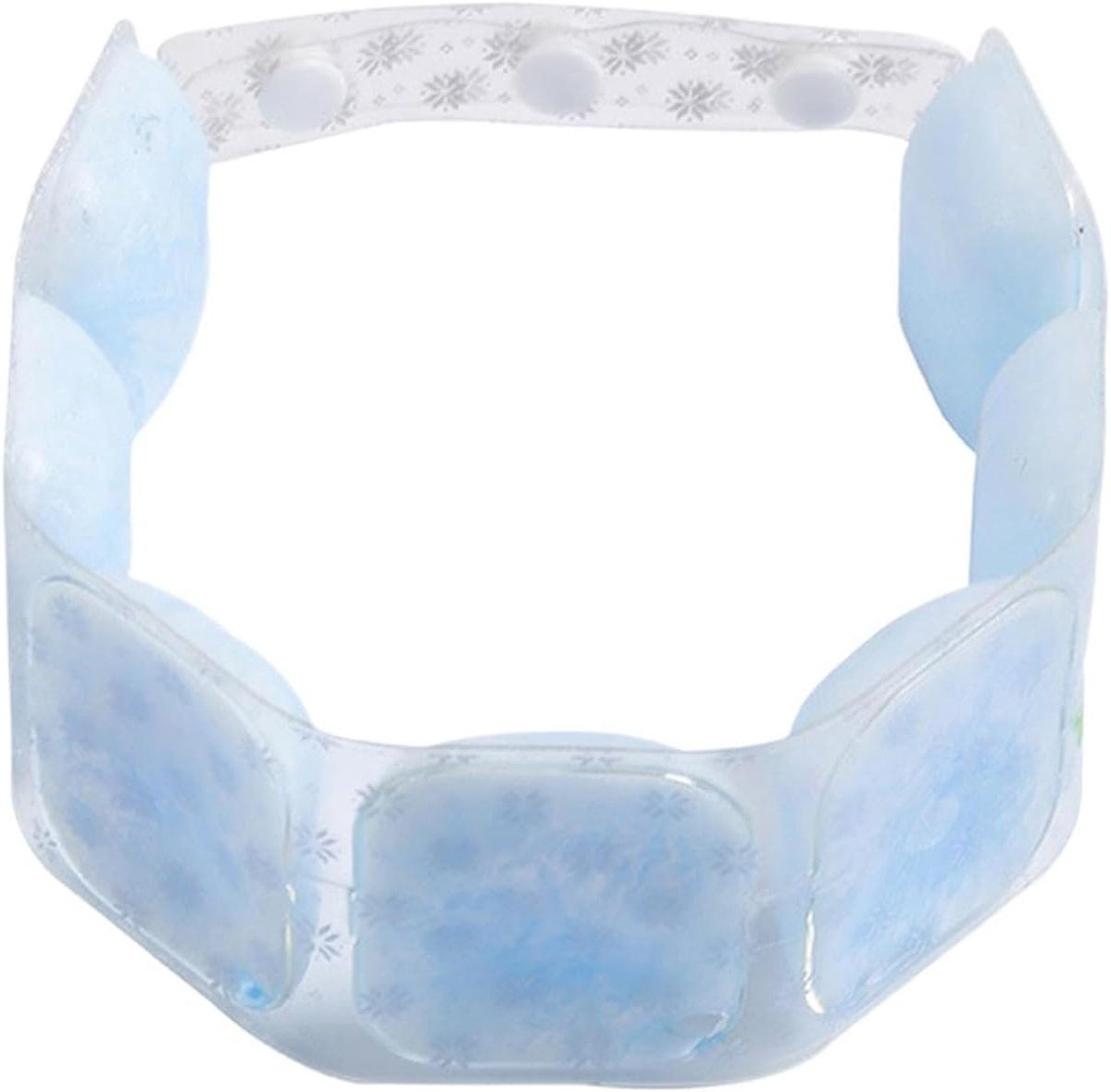 Verkoelende Sjaal - IJs Halsband - Hitte Verlichting - Magnetisch Gesp - 15 x 15 x 4 cm - Blauw