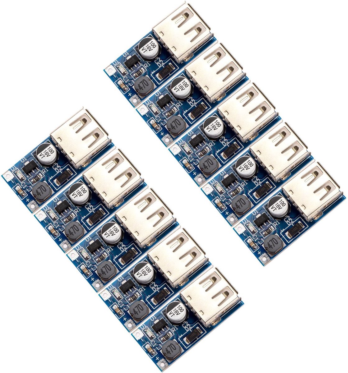 Dailygoods - 10 Stuks DC-DC Step-up Module 0.9V-5V