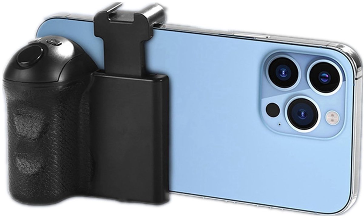Dailygoods - Smartphone Camera CapGrip met Bluetooth Afstandsbediening