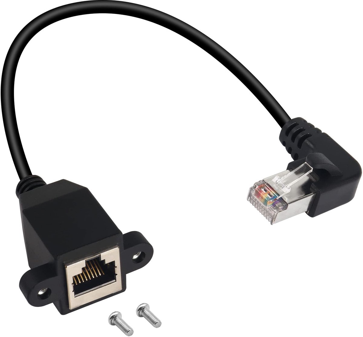 Dailygoods - RJ50 10P10C Paneel Mount Ethernet Verlengkabel 30cm