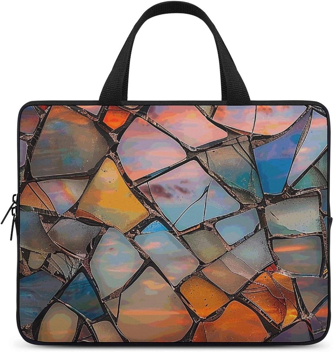 Laptop Tas - Schoudertas Computer - Veilig Vervoer - Waterdichte Bescherming - 113 cm - Zwart