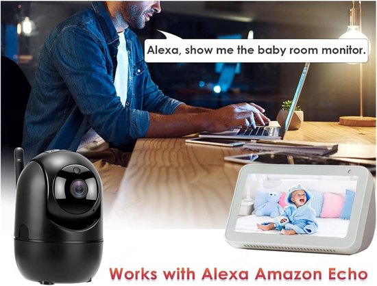 Beveiligingscamera Binnen - Mini Camera - Woning Bewaken - AI Tracking - 1080p HD - Wit — afbeelding 5