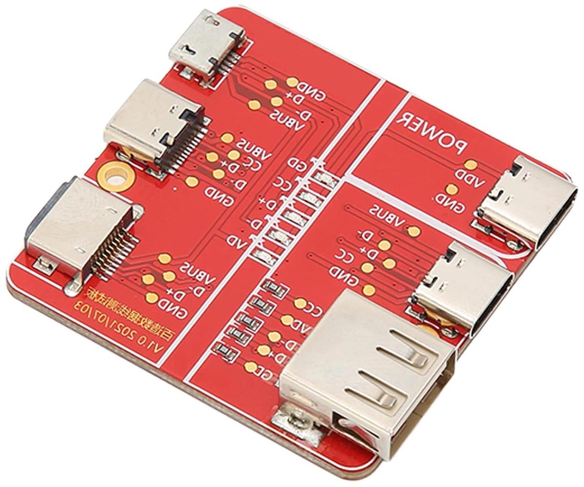 Datakabel Tester - Triade Tester - Snel Testen - Veelzijdige Interfaces - 5x5x2 cm - Zwart