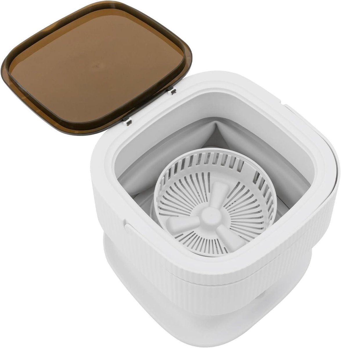 Mini-wasmachine Reiswasmachine Compact Wassen Drie Wasmodi 10 Liter Wit
