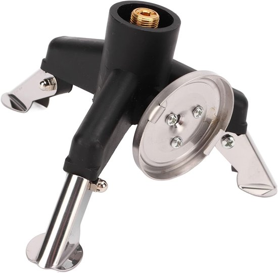 Gas Adapter - Kachel Connector - Buiten Koken - Opvouwbaar Ontwerp - Compact Lichtgewicht - Koperkleurig — afbeelding 4