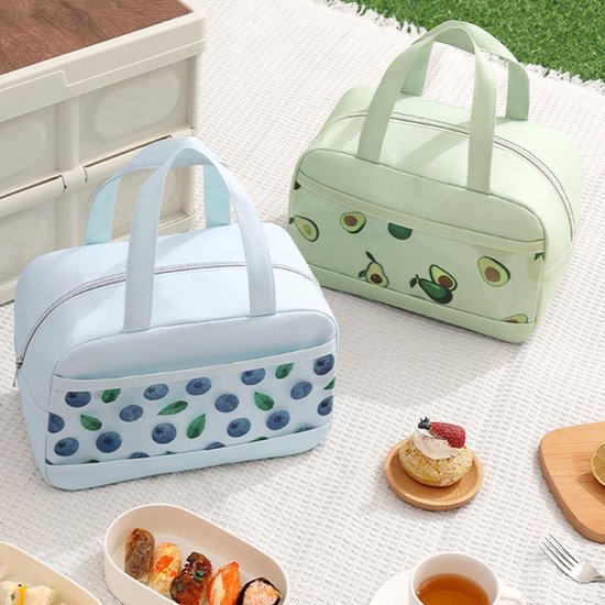 Koeltas Lunchbox - Geïsoleerde Tas - Eten Vers Houden - Lekvrij Waterdicht - 8 Liter Capaciteit - Grijs — afbeelding 4