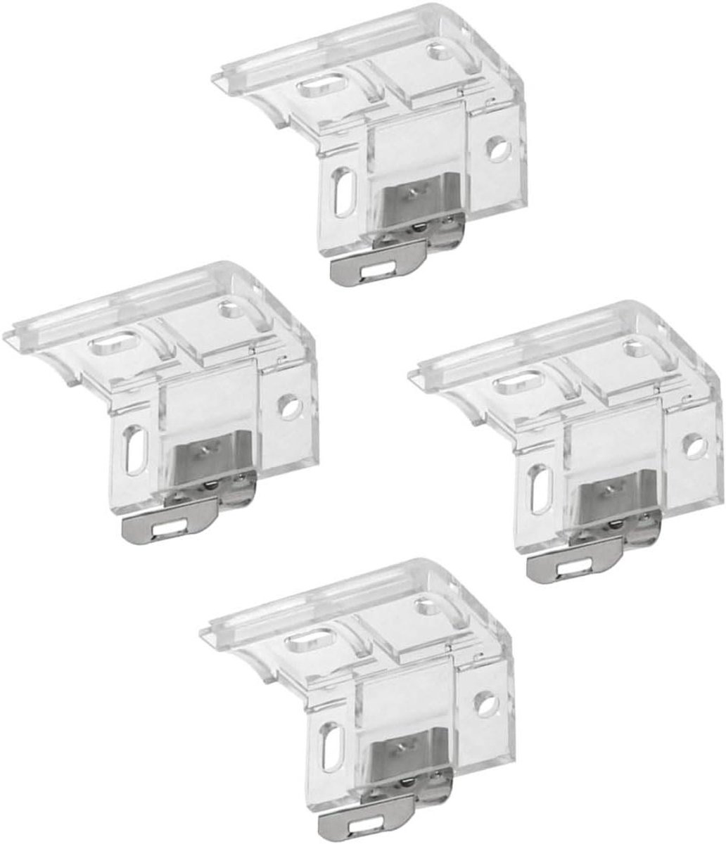 Jaloeziebeugel set - Gordijnaccessoires - Raambekleding monteren - Verborgen ontwerp - 4 s