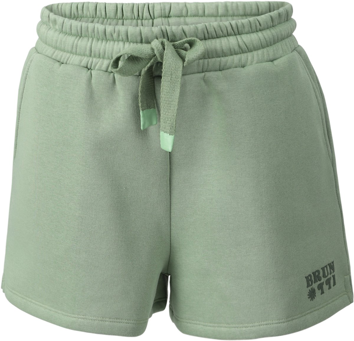 Brunotti Milly Sweat Short Dames Korte Broek Relaxed Fit Casual en Comfortabel – XXL Eucalyptus
